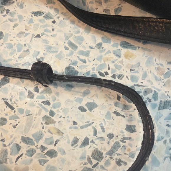 Kate Spade Black Pebbled Leather Satchel Crossbody Bag Gold Hardware - Picture 4 of 9